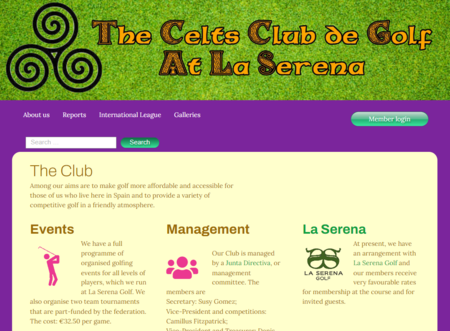 The Celts Club page