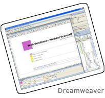 Screenshot of Adobe Dreamweaver